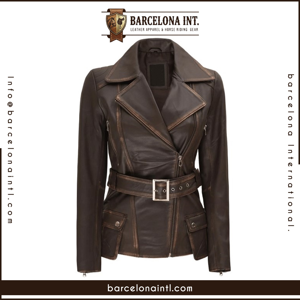 05 Women Leather Jackets - Image 1